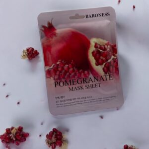 BARONESS POMERGRANATE MASK SHEET NAR ÖZLÜ KAĞIT MASKE (5 ADET)